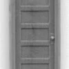 Grandt Line 5021 HO Scale 5 Panel Door (3 Pieces)