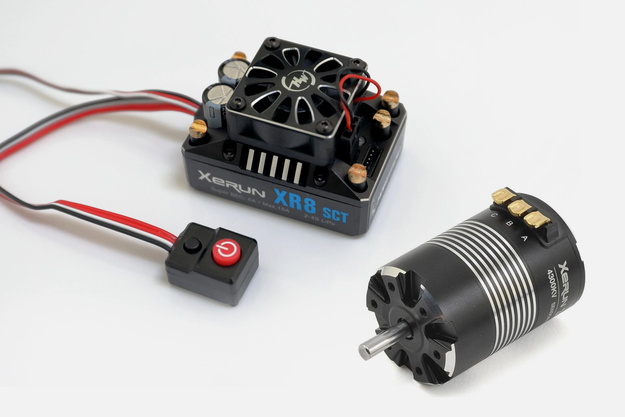 Hobbywing 38020411 XR8 SCT Pro ESC W/ 3660SD-A Sensored Brushless Motor Combo (4300kv)