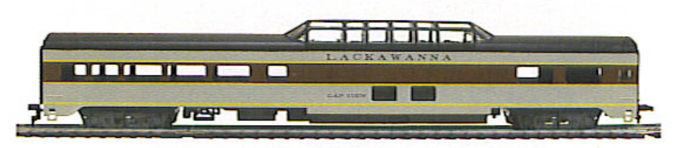 IHC 48147 HO Scale PS Smooth-Side Vista Dome Lackawanna " Gap View" DL&W -NOS