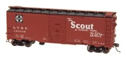 Intermountain 45831 HO Scale 40' Modified AAR Boxcar Santa Fe "Scout" ATSF