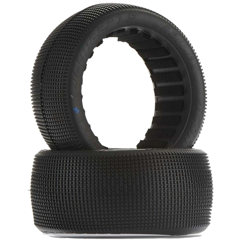 J Concepts 3125-01 1/8 Reflex 4.0" Truck Tire Blue Compound 1 Pair