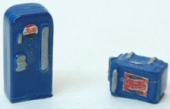 JL Innovation 636 HO Scale Soda Machine Set Pepsi 2 Pack