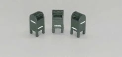 JL Innovation 710 HO Scale Pre-1955 US Mailbox - Green (3 Pack)