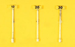 JL Innovation 841 HO Scale Railroad Right Of Way Slow Order Speed Signs 3 Pack