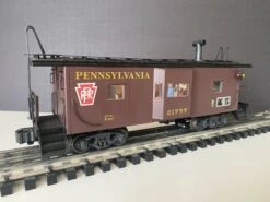 K-Line K612-1891 O Gauge Smoking Caboose Pennsylvania PRR 21757 - NOS