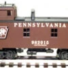 K-Line K616-1892 O Guage Off Centered Cupola Caboose With Smoke Pennsylvania Railroad PRR - NOS