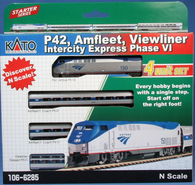 Kato 106-6285 N Scale AmtrakFleet Set Train Only - Image 2