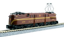 Kato 137-2006DCC N Scale GG1 Pennsylvania Green 5 Stripe PRR 4909 With DCC