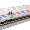 Kato 156-0958-1 N Scale Viewliner II Baggage Car Amtrak Phase III Heritage 61015 With LED Lights