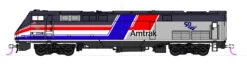 Kato 176-6038LS N Scale GE P42 Genesis Amtrak Dash 8 Phase III 50th Anniversary 160 DCC LokSound
