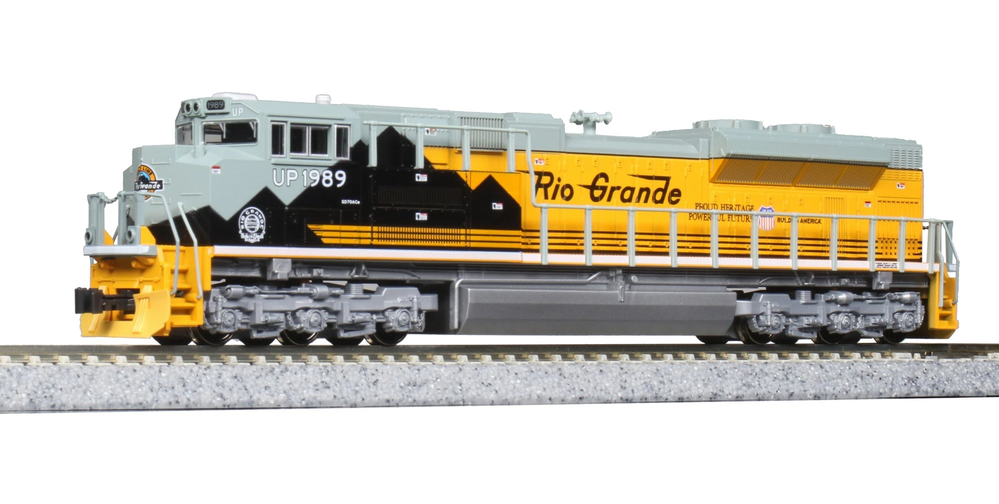 Kato 176-8405 N Scale EMD SD70ACe Union Pacific "D&RGW Heritage" UP 1989