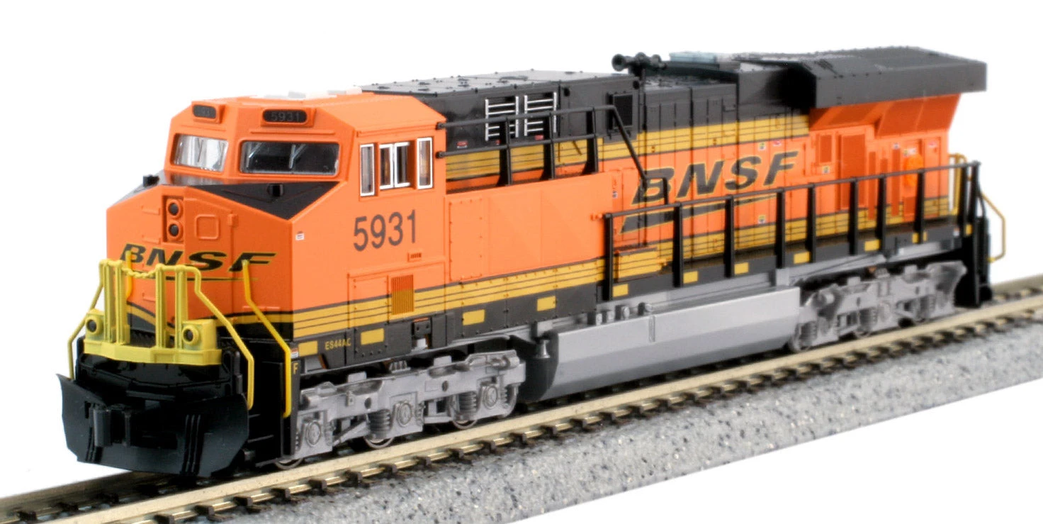 KATO 176-8931 N Scale GE ES44AC GEVO Diesel BNSF Swoosh 5931 With DCC
