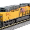 KATO 176-8933 N Scale GE ES44AC GEVO Diesel Locomotive Union Pacific Flag UP 5467