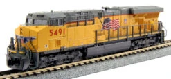 KATO 176-8933 N Scale GE ES44AC GEVO Diesel Union Pacific Flag UP 5476 With DCC