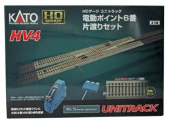 Kato 3114 HO Scale UniTrack HV4 Interchange Track Set W/#6 Remote Turnout