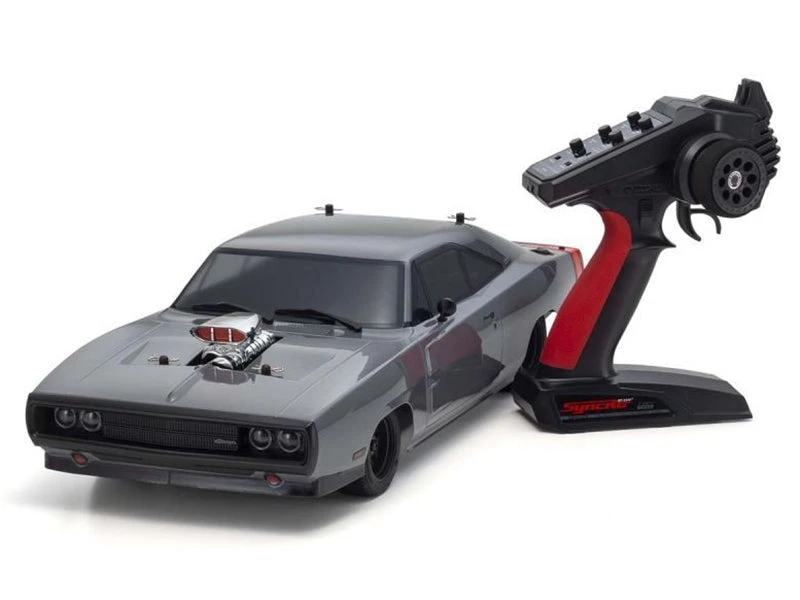 Kyosho 34492T1B 1/10 RTR 4WD FAZER Mk2 1970 Dodge Charger Super Charged VE Gray - Image 3