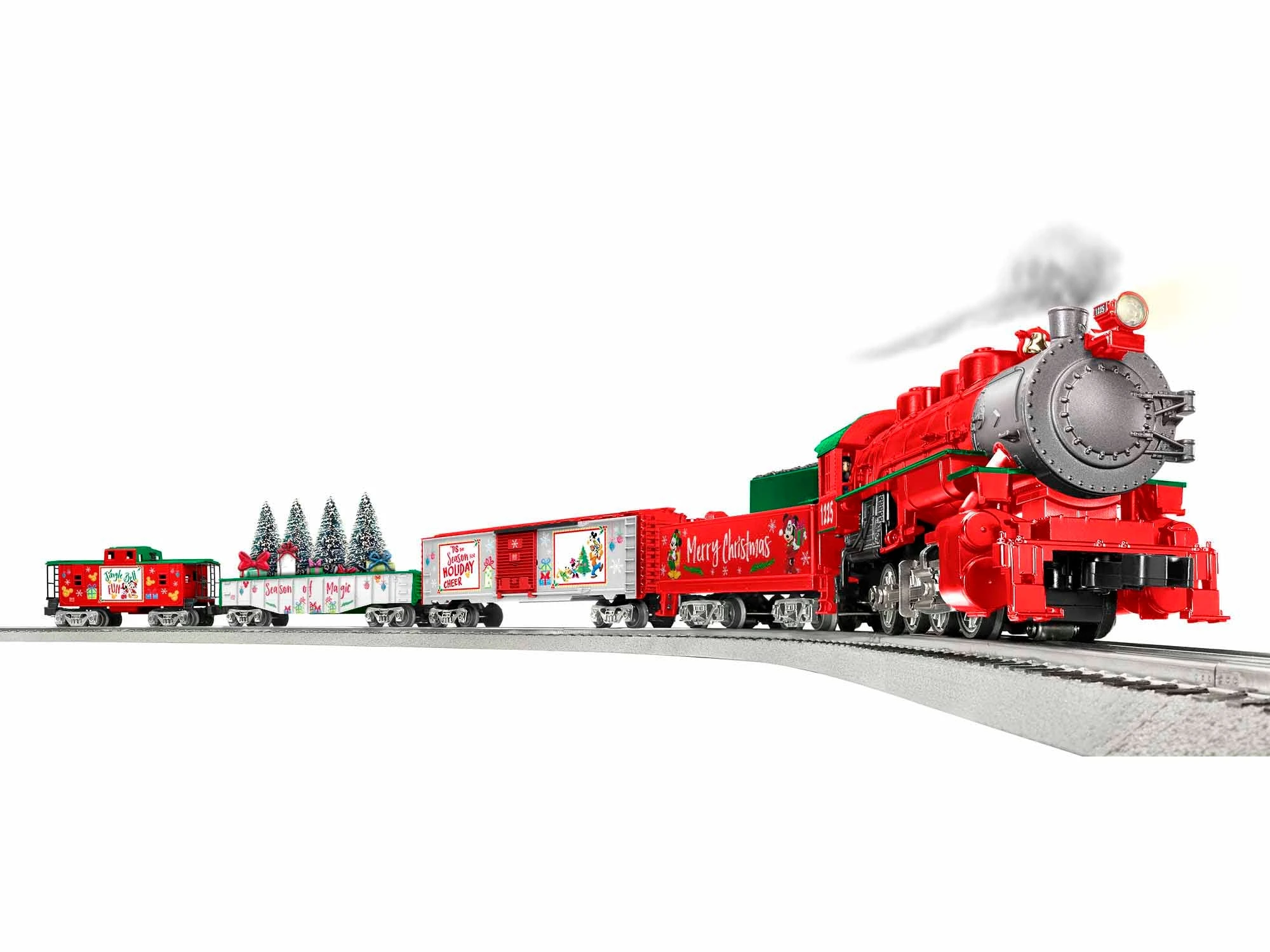 Lionel 1923140 O Gauge LionChief Mickey & Friends Christmas Model Train Set W/ Bluetooth