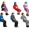 Lionel 1930220 O Gauge Sitting People 6 Pack Of Figures