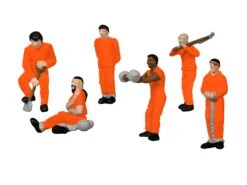 Lionel 1957180 HO Scale Figures - Prison Work Crew