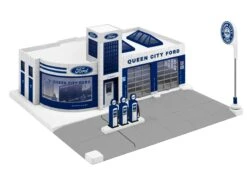 Lionel 2129360 O Gauge Ford Service Station (Plug - Expand - Play)