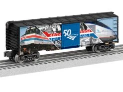 Lionel 2138040 O Gauge Amtrak 50th Anniversary Boxcar