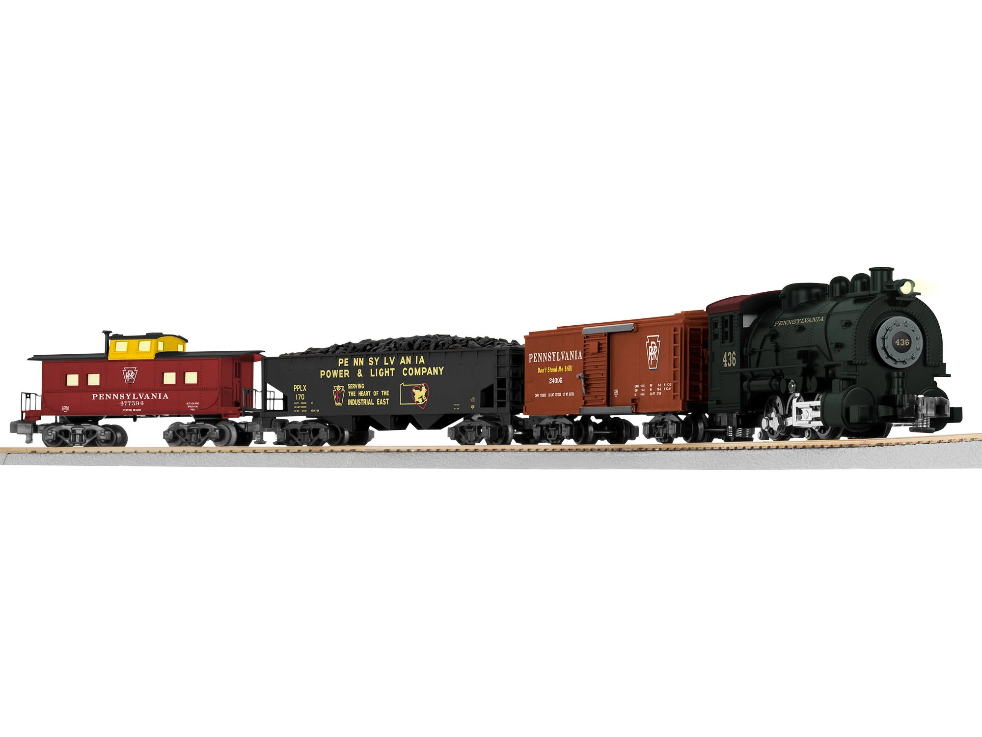 Lionel 2217030 S Gauge American Flyer Pennsylvania PRR Docksider FlyerChief Train Set