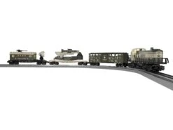 Lionel 2223010 O Gauge LionChief Army Freight Train Set With Bluetooth 5.0