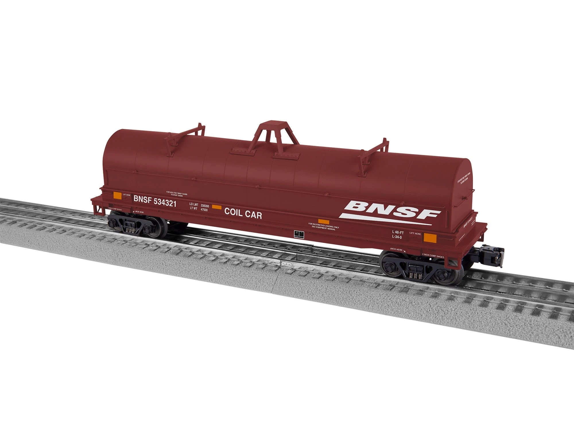 Lionel 2226461 O Scale Coil Car BNSF 534321