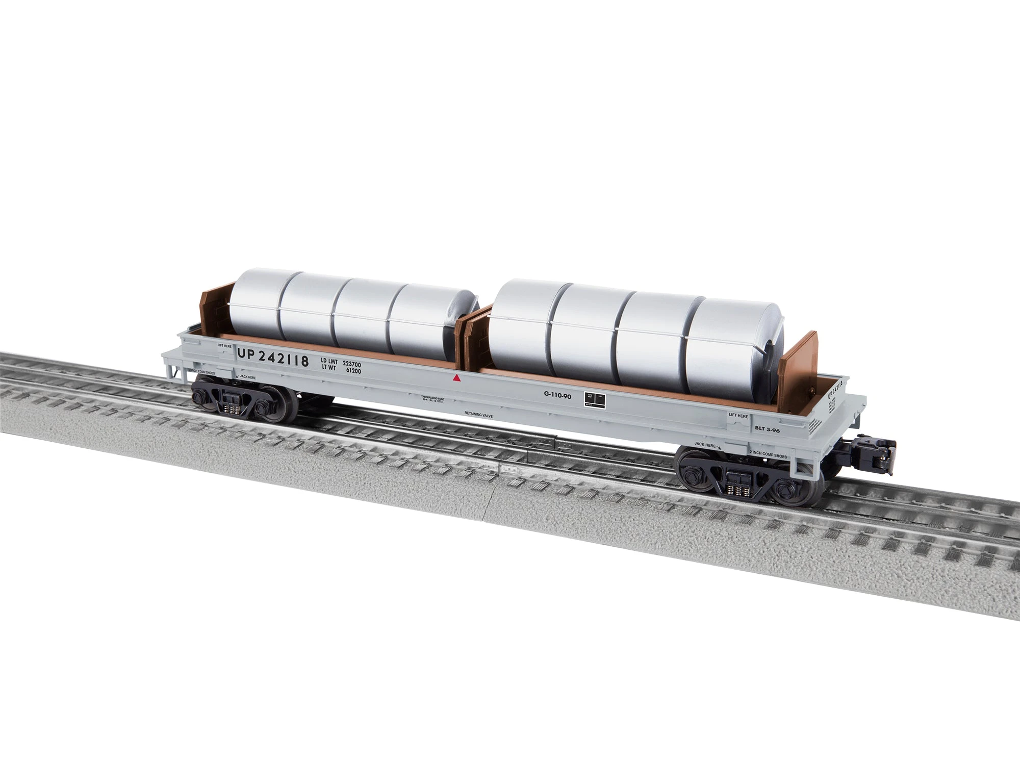 Lionel 2226502 O Scale Coil Car Union Pacific UP 242118 - Image 2