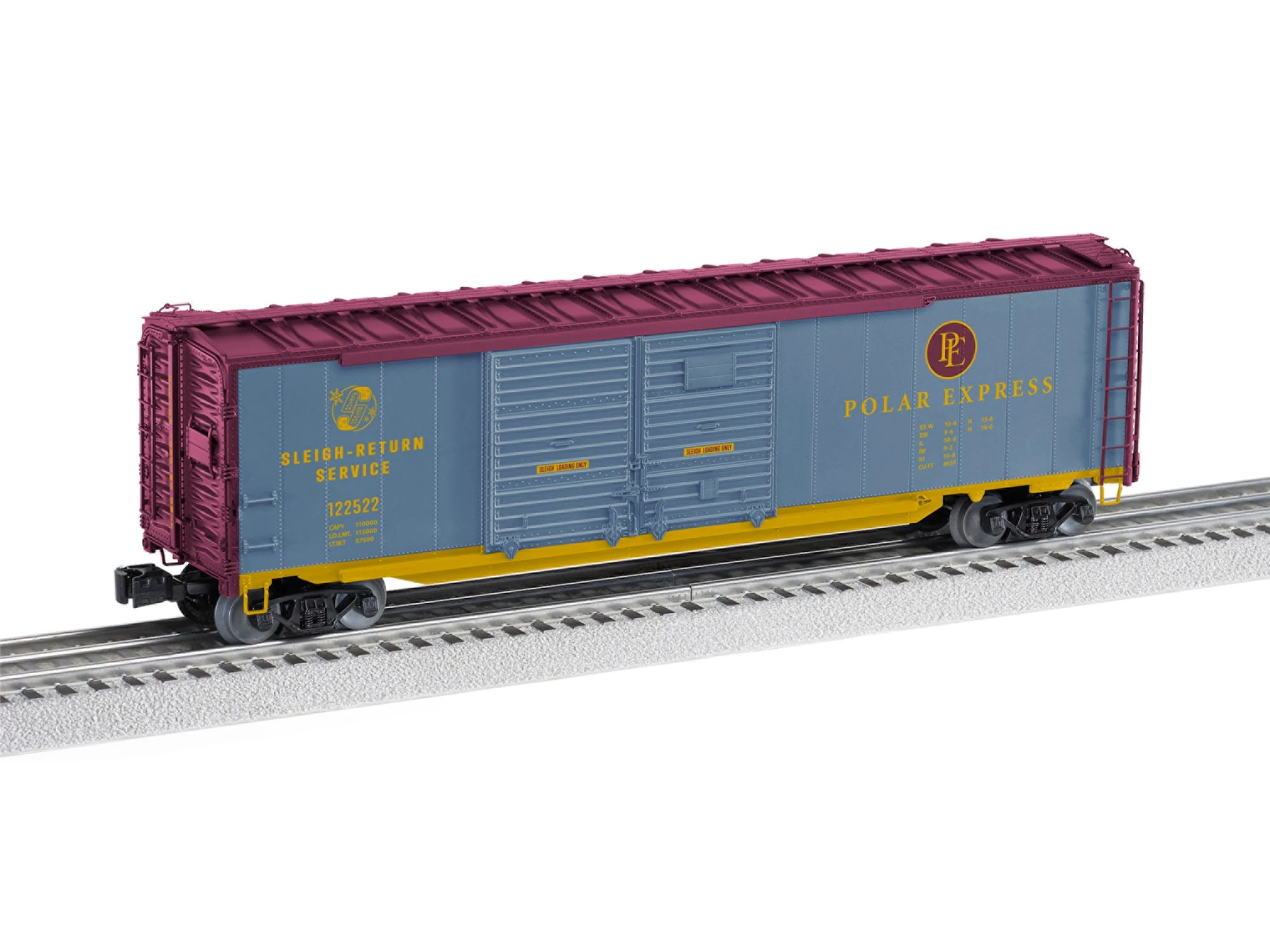 Lionel 2226560 O Gauge Polar Express⢠End Door Boxcar
