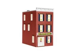 Lionel 2229140 O Gauge WelcomHome Troops Townhouse (Plug-Expand-Play)