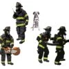 Lionel 2230180 O Gauge Firefighter Figures With Dalmatian Dog