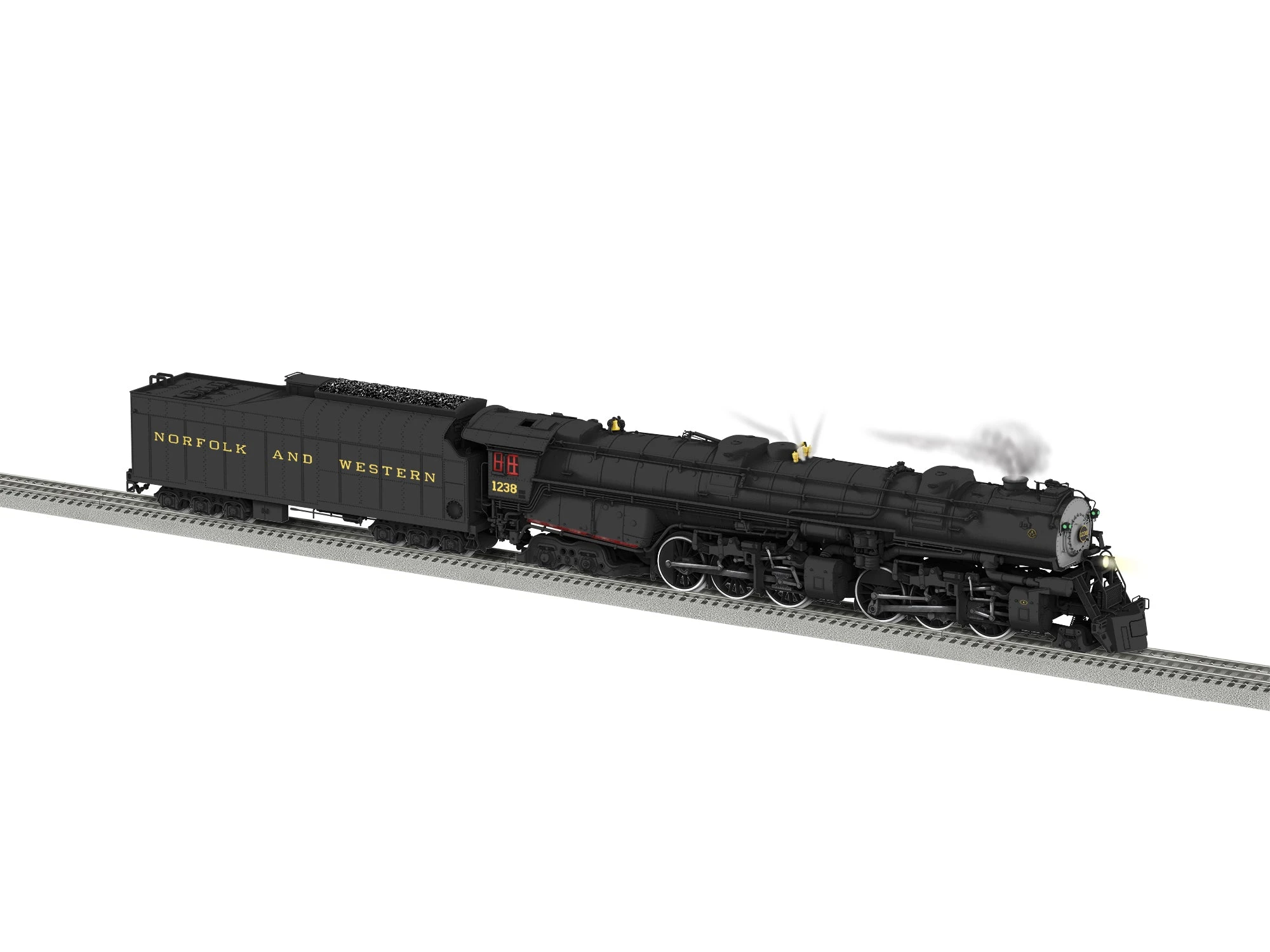 Lionel 2231470 O Scale VisionLine Norfolk Western Class A 2-6-6-4 N&W 1238 BTO