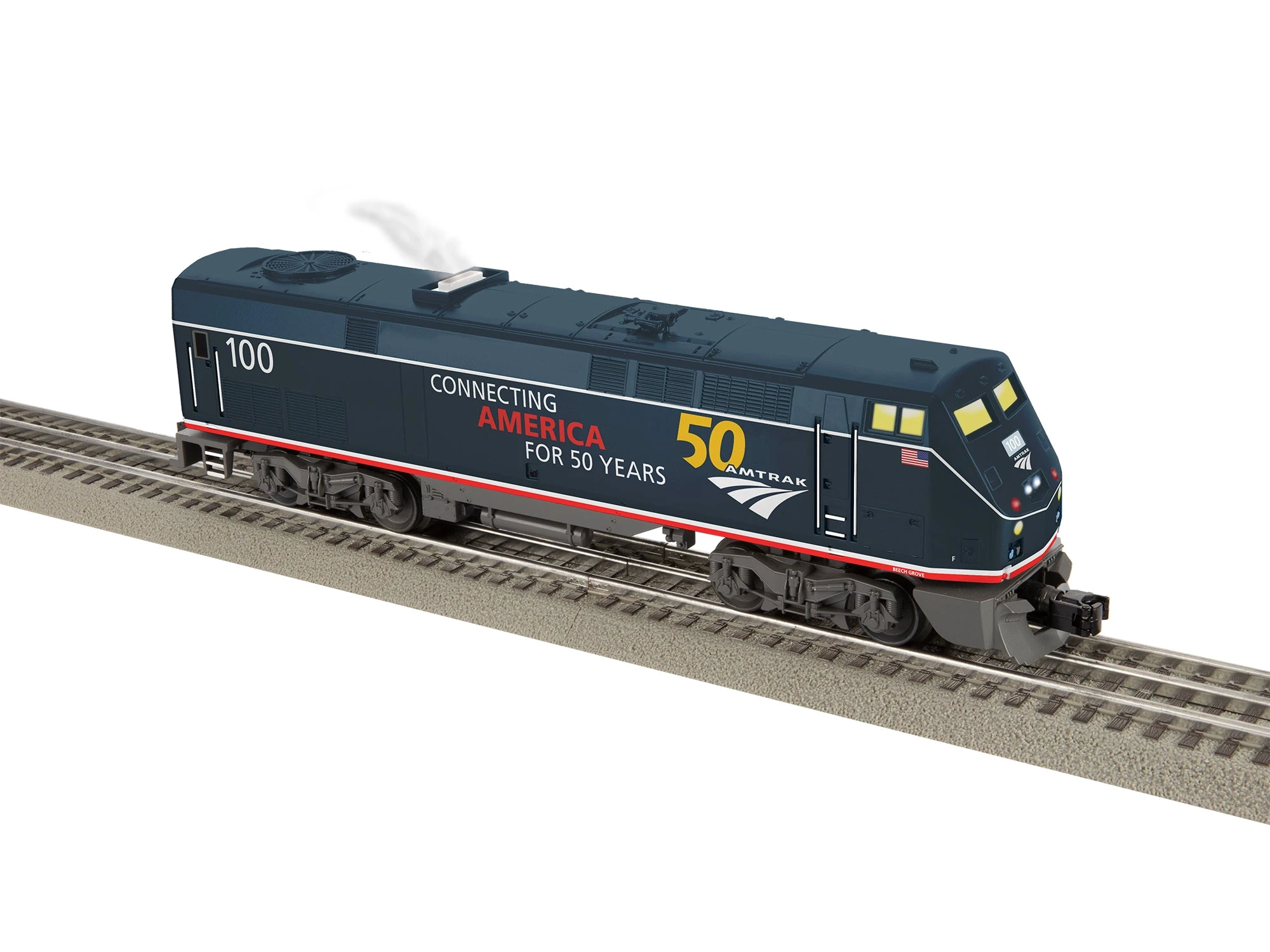 Lionel 2234010 O Gauge LionChief 2.0 GE P42 Genesis Amtrak 50th Anniversary 100
