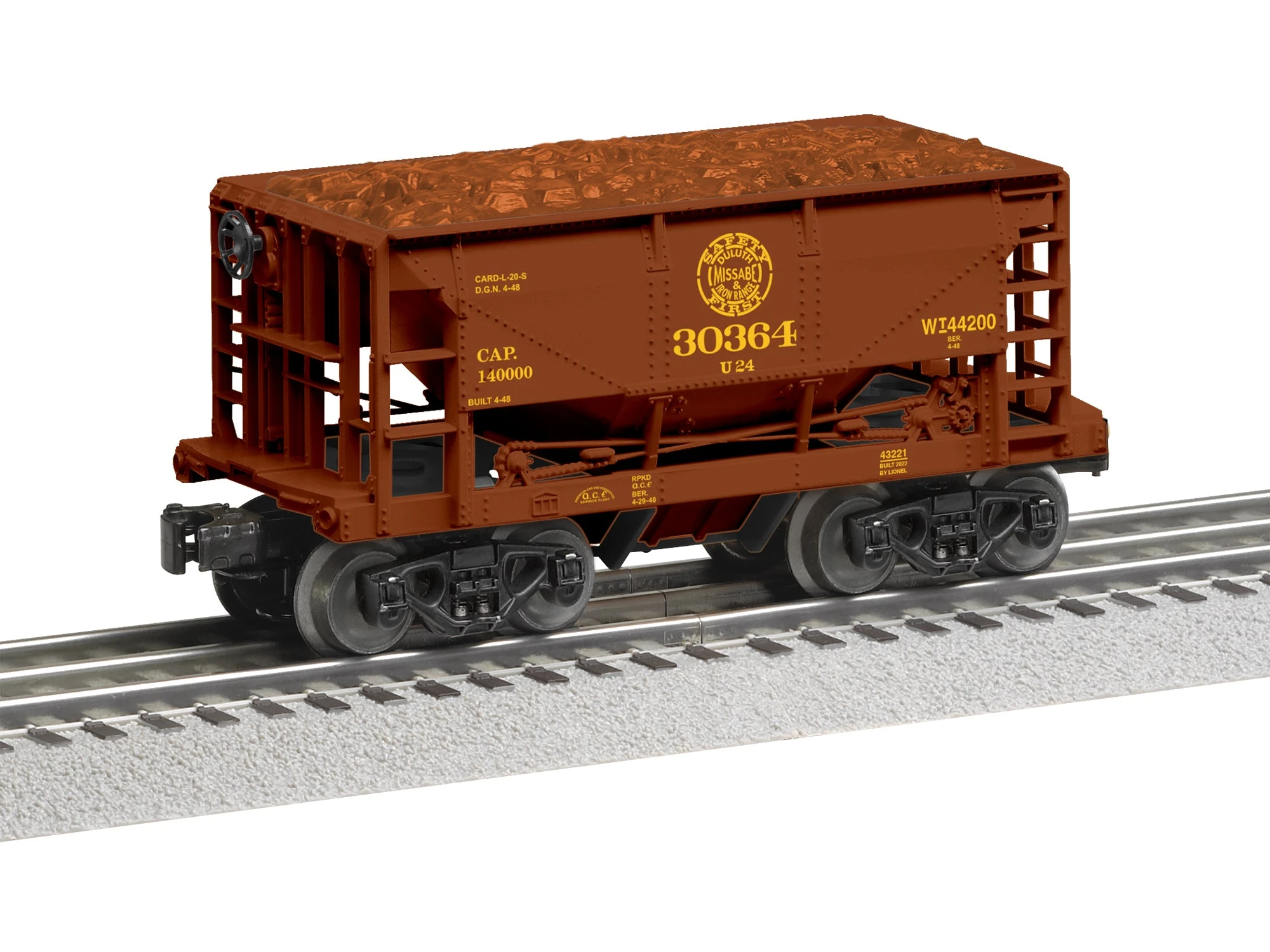 Lionel 2243220 O Gauge Duluth, Missabe And Iron Range DM&IR Ore Car 6 Pack #1 - Image 5