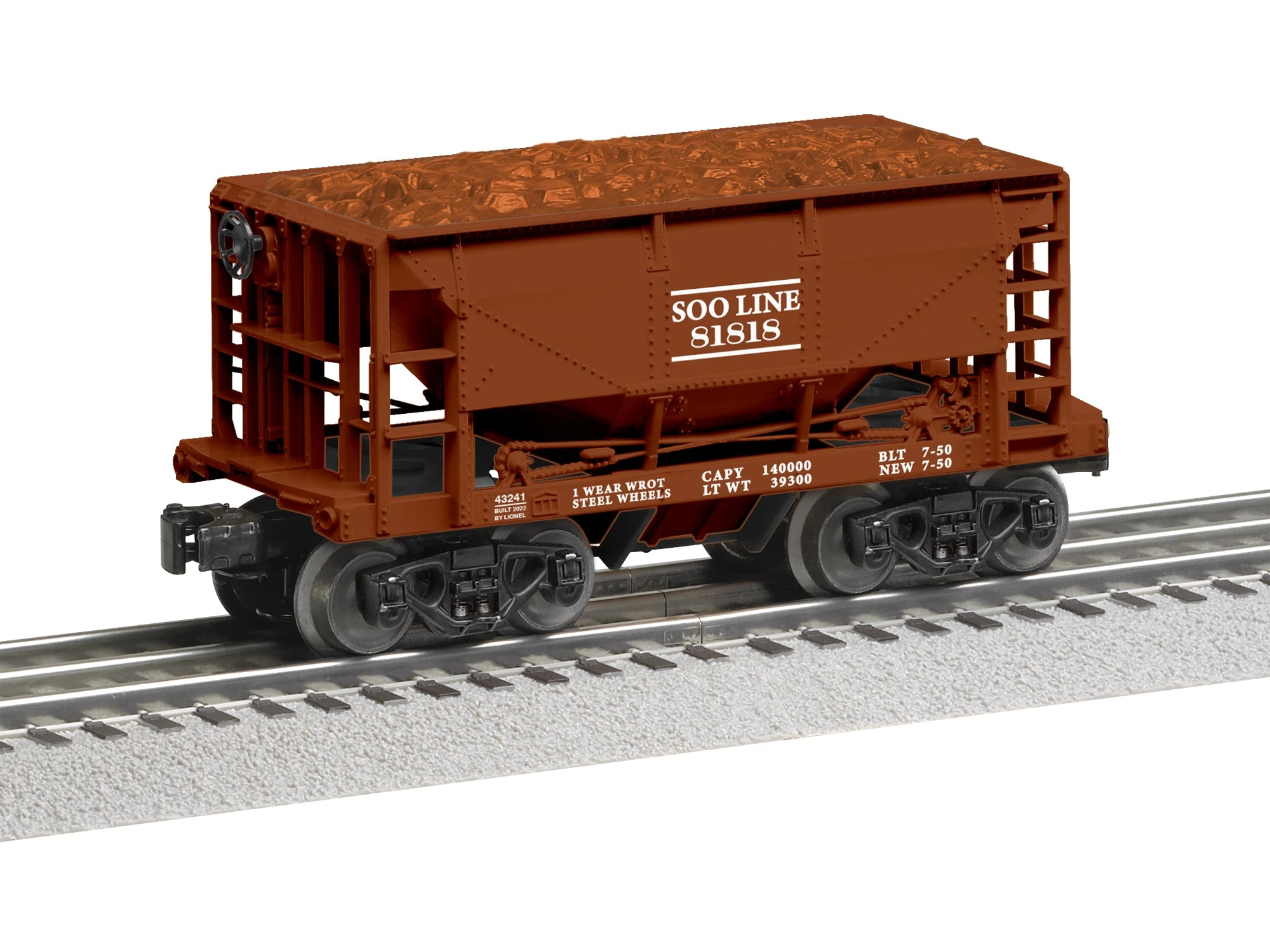 Lionel 2243240 O Gauge SOO Line Ore Car 6 Pack #1 - Image 5