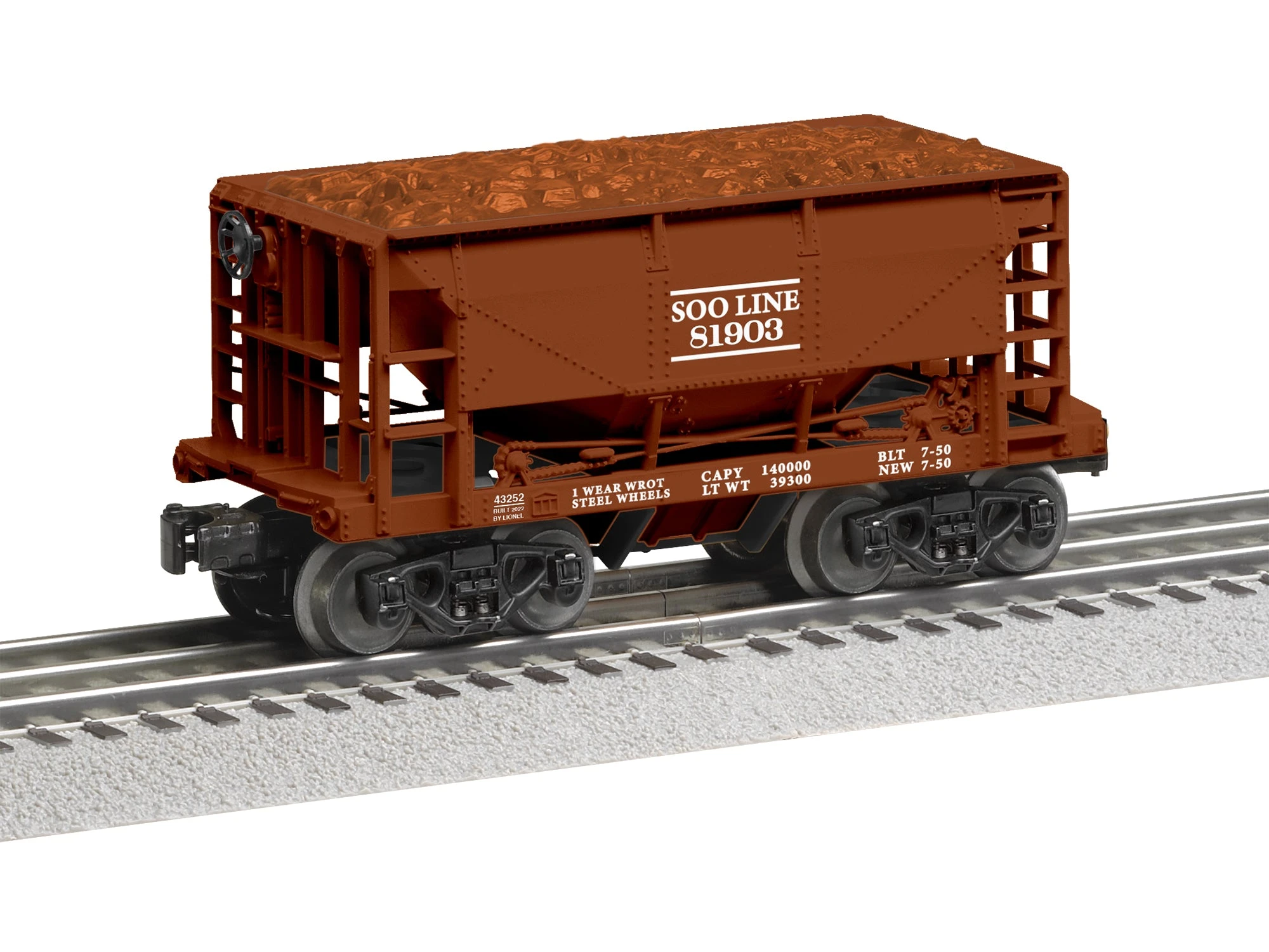 Lionel 2243250 O Gauge SOO Line Ore Car 6 Pack #2 - Image 5