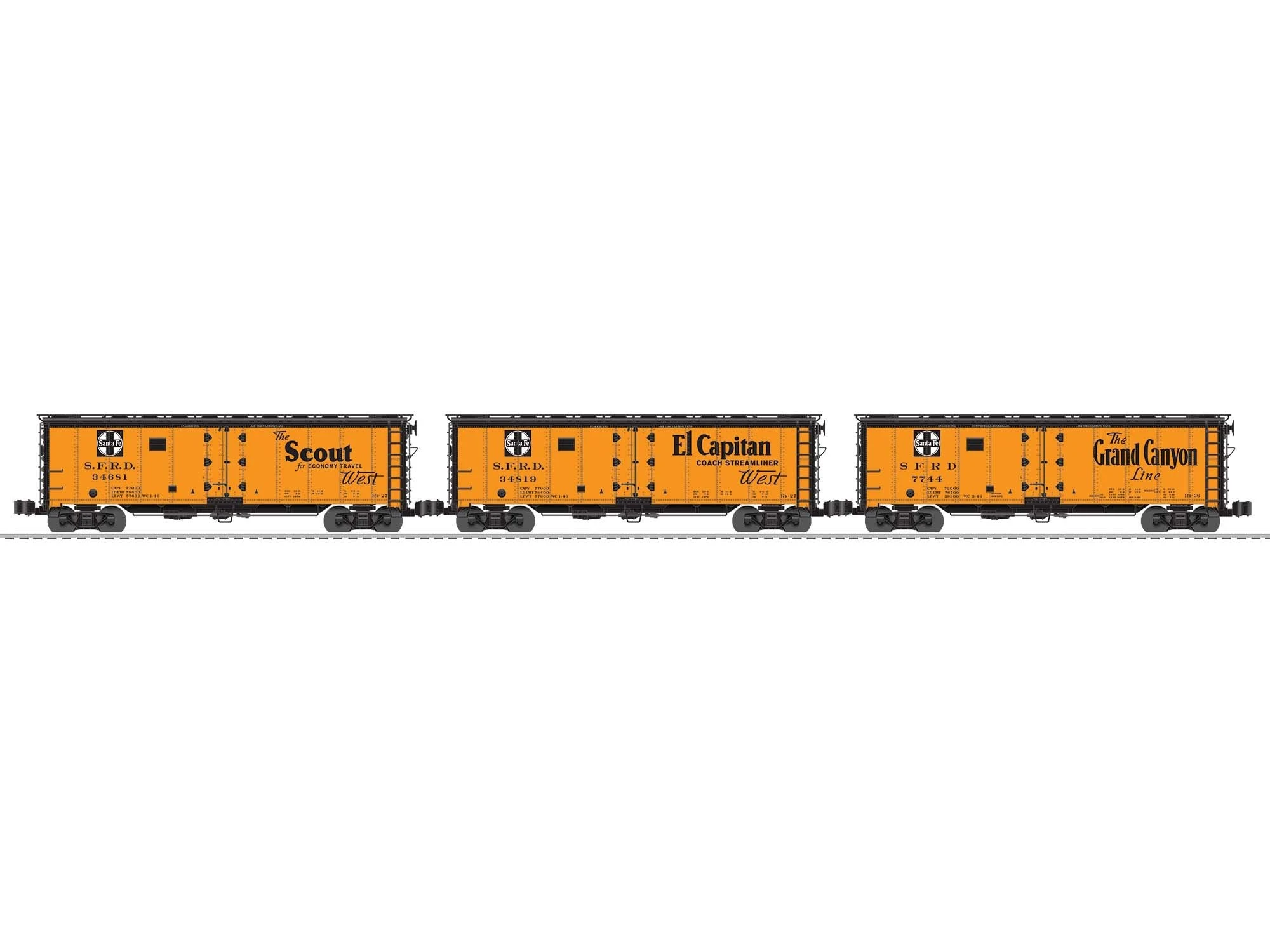 Lionel 2322080 O Scale Legacy Santa Fe Fast Fruit Express Set (No Track Or Power) - Image 2