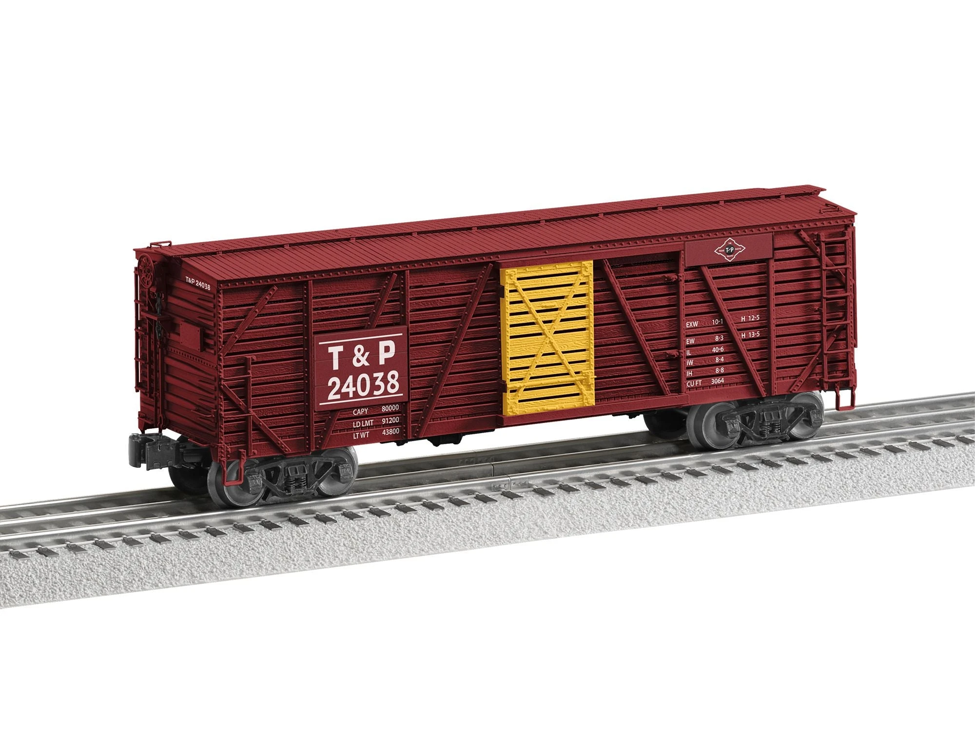 Lionel 2326360 O Scale Vision Stock Car 3 Pack Texas & Pacific T&P