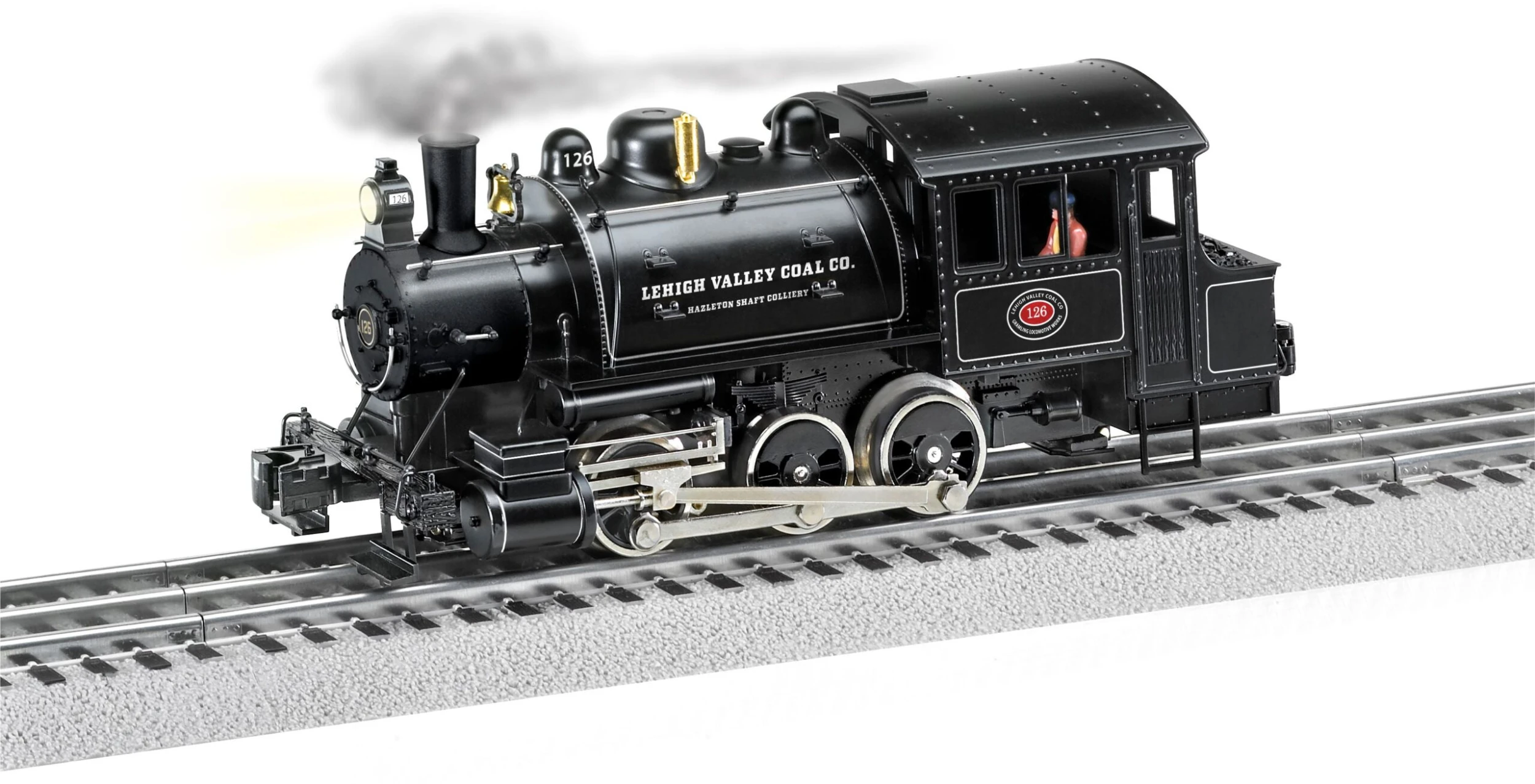 Lionel 2332030 O Gauge Lionchief Plus 2.0 0-6-0T Steam Loco Lehigh Valley Coal Co. 126