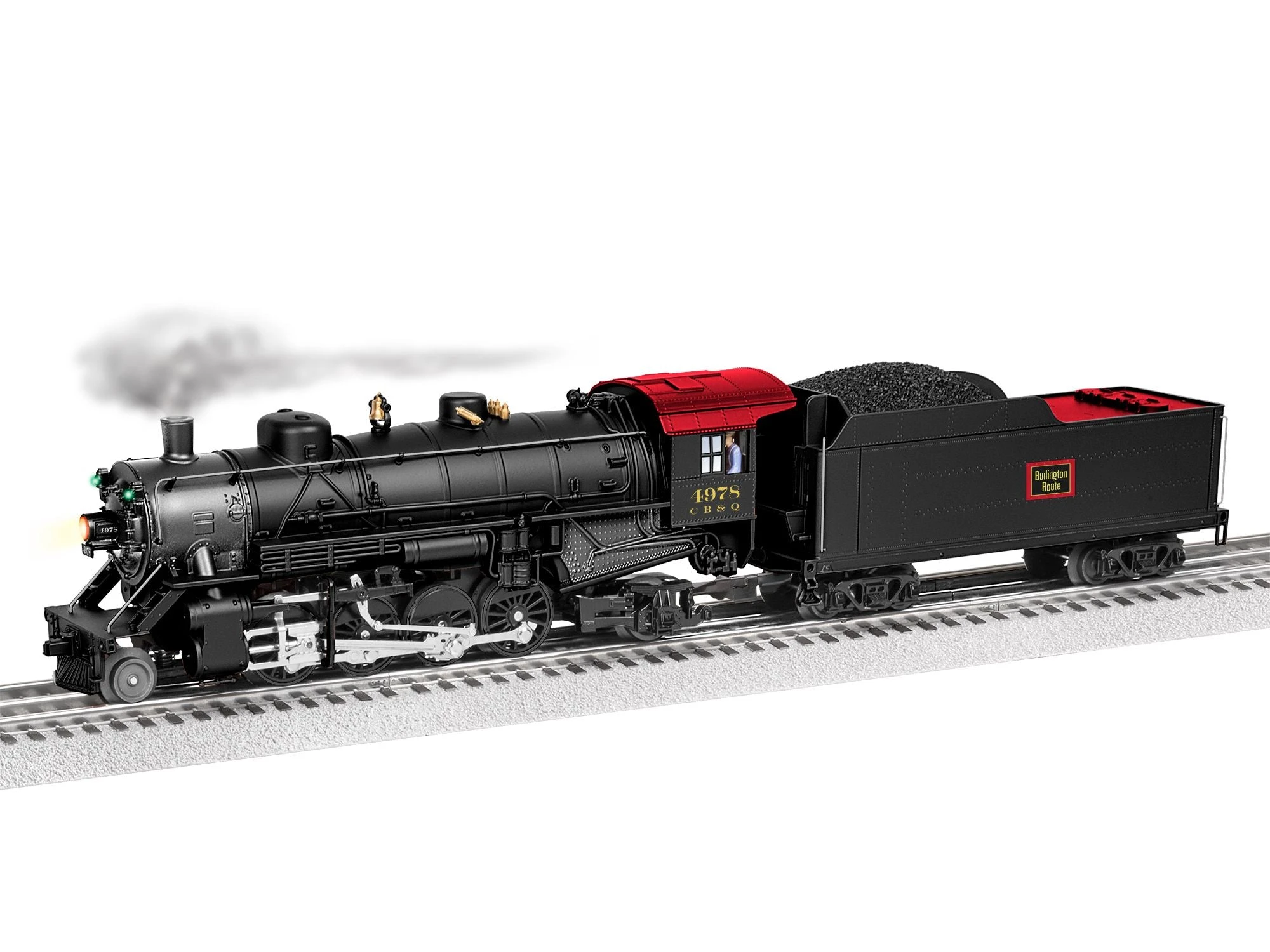 Lionel 2332060 O Gauge Lionchief Plus 2.0 2-8-2 Mikado Steam Loco Burlington CB&Q 4978