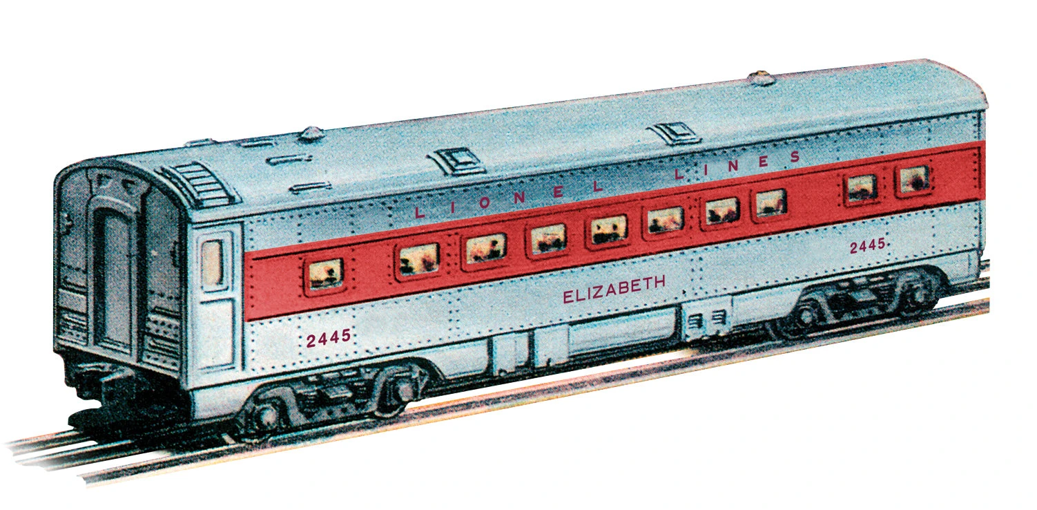 Lionel 6-27912 O Gauge Streamlined Passenger Car Lionel Lines "Elizabeth" 2445 0 NOS - Image 2