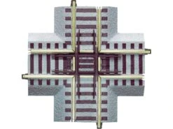 Lionel 6-49864 S Gauge American Flyer FasTrack 90 Degree Crossover