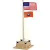 Lionel 6-84307 O Gauge Illuminated Flagpole With American And Lionel Flag (Plug-Expand-Play)