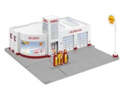 Lionel 6-84496 O Gauge Shell Gas Station (Plug-Expand-Play)