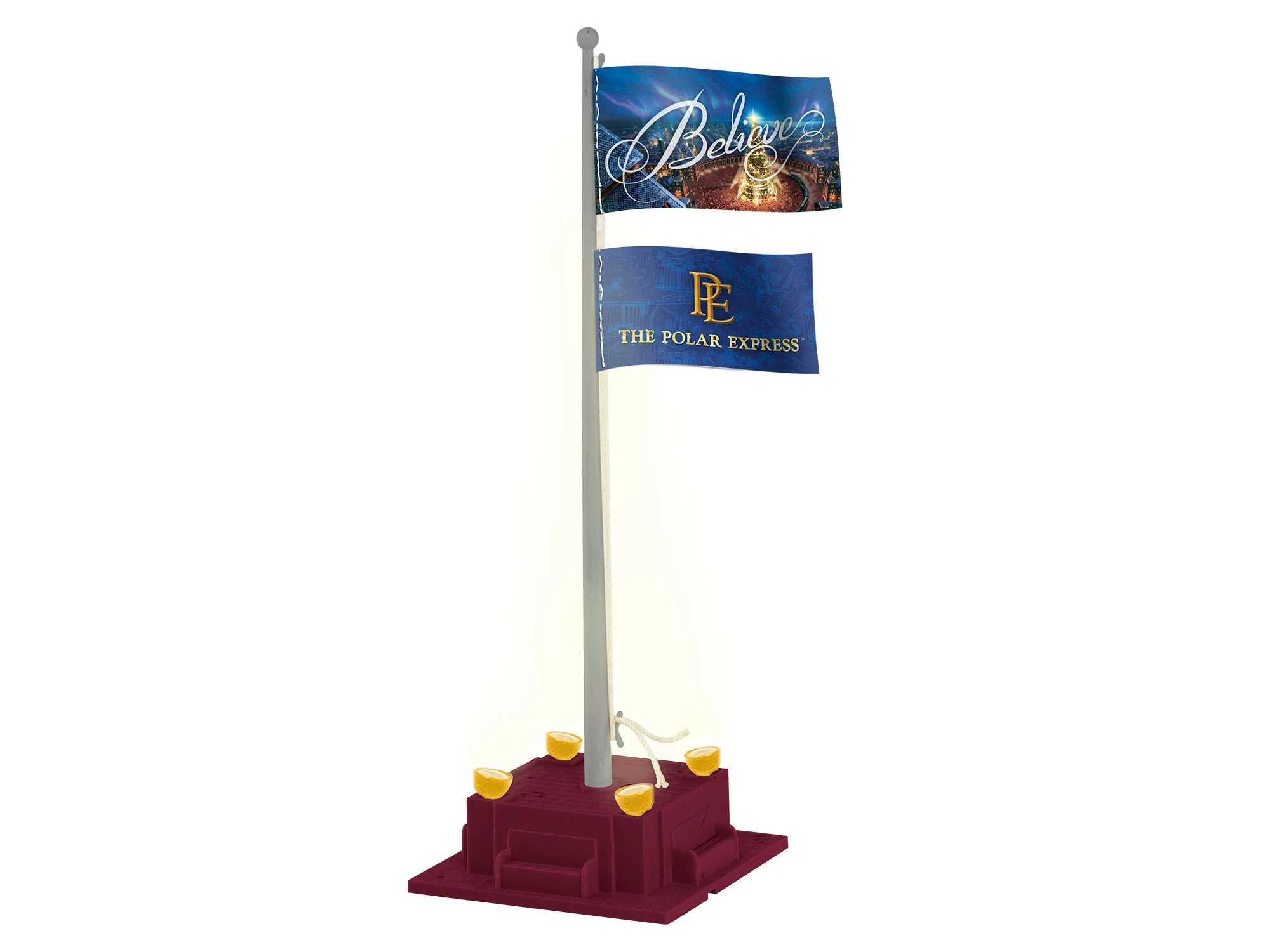 Lionel 6-85271 O Gauge The Polar Express™ Flagpole (Plug-Expand-Play)