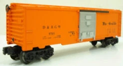 Lionel 6-9705 O Gauge Boxcar Denver Rio Grande And Western DRG&W - NOS