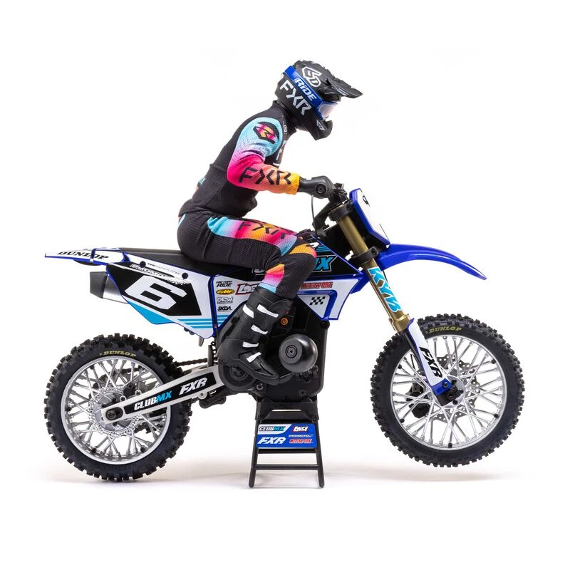 LOSI LOS06000T2 1/4 PROMO-MX 1/4 RTR RC Motorcycle - ClubMX - Image 9