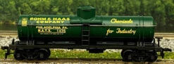 Mantua 732-535 HO Scale 35' Tank Car Rohm & Hass NATX 1435 - NOS