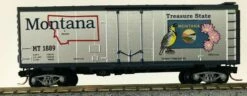 Micro-trains 021 00 413 N Scale 40' Plug Door Boxcar Montana State Car MT1889 - NOS